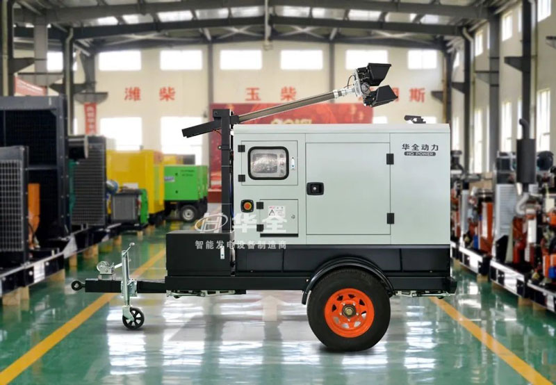 華全戶外施工用柴油發(fā)電機(jī)組完工啦，發(fā)貨！